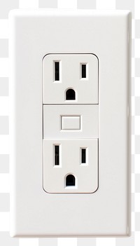 PNG A White Electrical Outlet electrical outlet electricity electronics.