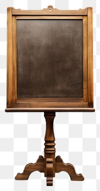 PNG  Standing menu sign blackboard furniture white background. AI generated Image by rawpixel.