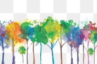 PNG  Tree backgrounds painting nature.