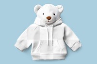 Kid's hoodie png mockup, transparent design