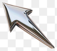 PNG Cursor icon chrome material shape white background arrowhead.
