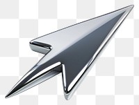 PNG Cursor icon chrome material symbol silver shape.