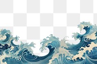 PNG  Wave pattern background backgrounds outdoors painting.