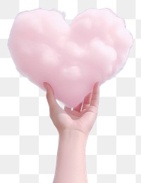 PNG  White clouds with pink sky heart shaped balloon atmosphere standing.