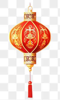 PNG  Chinese lantern decoration tradition gold.