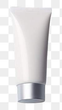 PNG White cream tube cosmetics abstract bottle. 