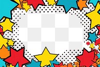 PNG Comic pop art pattern backgrounds confetti. AI generated Image by rawpixel.