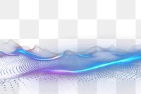 PNG Technology wave connecting dot pattern light background backgrounds nature illuminated. AI generated Image by rawpixel.
