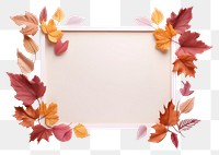 PNG Autumn frame plant leaf celebration. AI generated Image by rawpixel.