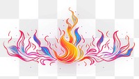 PNG Fire pattern art illuminated. AI generated Image by rawpixel.