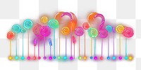 PNG Candies border light candy line. AI generated Image by rawpixel.