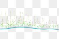 PNG Grass border backgrounds outdoors nature. AI generated Image by rawpixel.