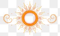 PNG Sun pattern illuminated accessories. AI generated Image by rawpixel.