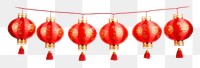 PNG  Chinese lanterns light decoration tradition red.