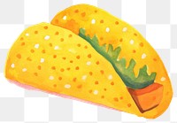 PNG Taco food freshness cartoon.
