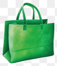 PNG Tote bag green handbag white background accessories.