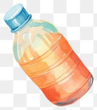 PNG Bottle plastic white background refreshment.