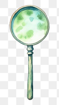 PNG Magnifying glass magnifying white background reflection. AI generated Image by rawpixel.