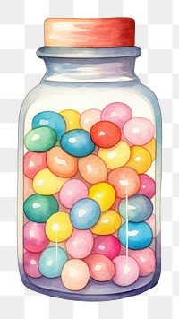 PNG Bottle medicine candy food. AI generated Image by rawpixel.