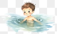 PNG  Swimming boy swimming portrait outdoors. AI generated Image by rawpixel.