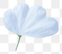 PNG  Flower shaped as a cloud sky outdoors nature.