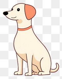 PNG  Dog cartoon animal mammal. AI generated Image by rawpixel.