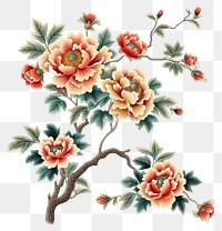 PNG  Flower pattern art painting plant