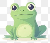 PNG  Frog amphibian wildlife cartoon. AI generated Image by rawpixel.