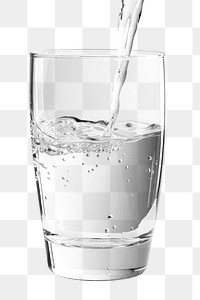 PNG Pouring water glass transparent drink. AI generated Image by rawpixel.