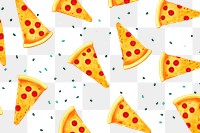 PNG Pizza backgrounds pattern food. AI generated Image by rawpixel.
