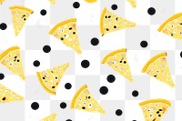 PNG Pizza pattern backgrounds food. AI generated Image by rawpixel.