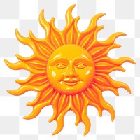 PNG  Sun white background representation creativity. AI generated Image by rawpixel.