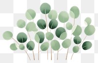 PNG Eucalyptus plant leaf art.