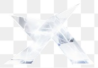 PNG 3d transparent glass style of lightning white white background simplicity.