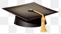 PNG Graduation cap white background intelligence achievement.