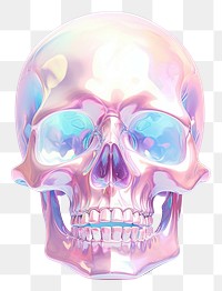 PNG A skull purple science anatomy.