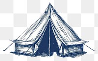 PNG  Antique of camping drawing sketch outdoors.