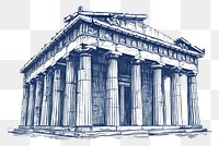 PNG  Antique of olympia drawing sketch architecture.
