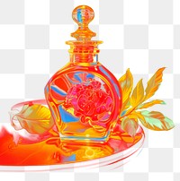 PNG  A perfume bottle creativity container cosmetics. AI generated Image by rawpixel.