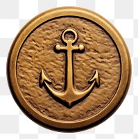 PNG Seal Wax Stamp anchor locket craft sea.