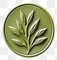 PNG Seal Wax Stamp olive leaf locket silver logo.