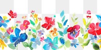 PNG Ocean flowers backgrounds pattern nature.