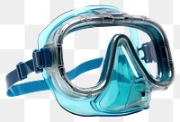 PNG Clear scuba diving mask white background transparent accessories.