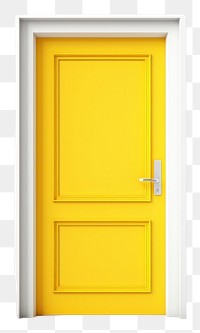 PNG Empty door open yellow white background architecture.