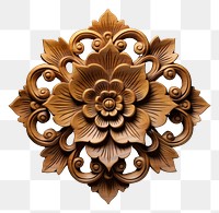 PNG A lotus art jewelry brooch. AI generated Image by rawpixel.