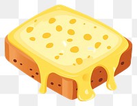 PNG Flat design cheese sandwich food breakfast freshness.