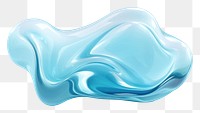PNG Wavy turquoise abstract white background