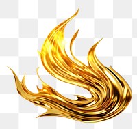 PNG Fire shape gold white background glowing.