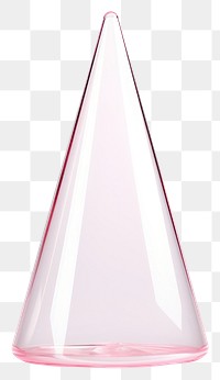 PNG Cone glass white background simplicity.