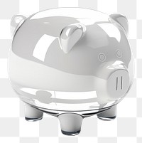 PNG Piggy bank white background investment currency.